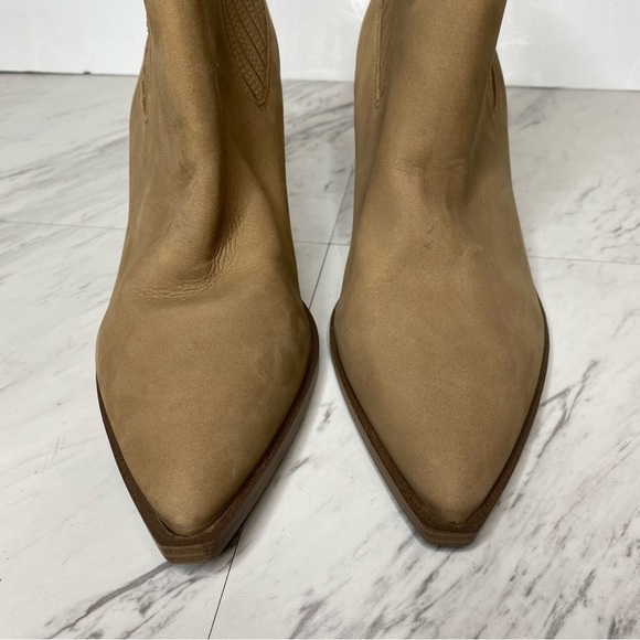 New! Steve Madden Catreena Tan Nubuck Chelsea Bootie 11M - Picture 10 of 14